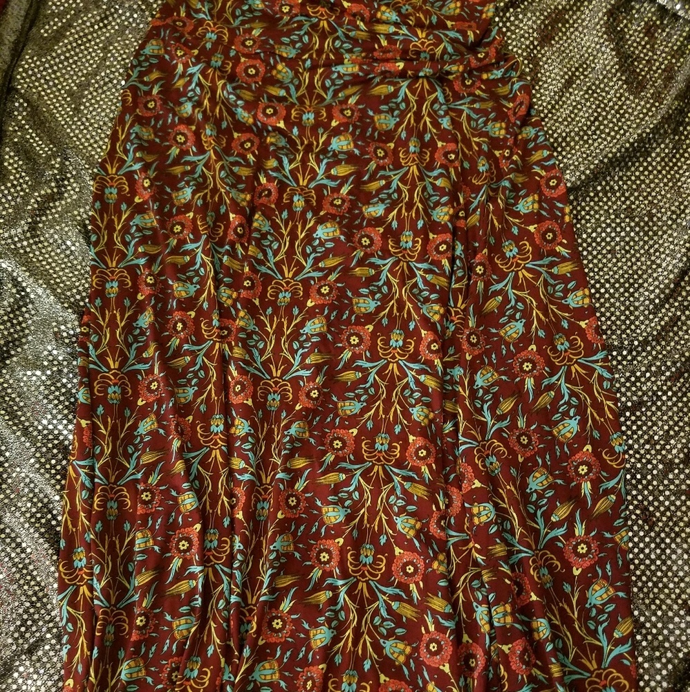Lularoe Printed Maxi Skirt